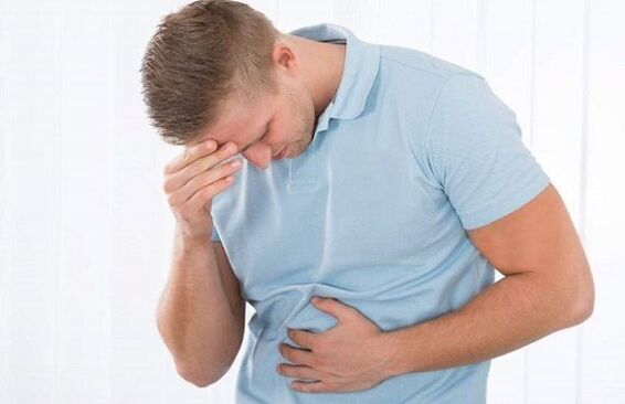 Calambres no estómago con ascaridosis